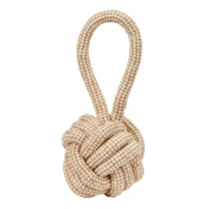 KERBL Csomózott labda kötéllel, 21 cm