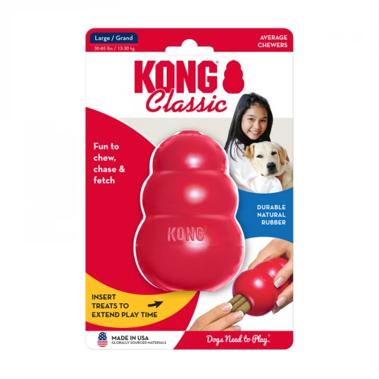 KONG Classic Harang Piros Kutyajáték L - Image 8