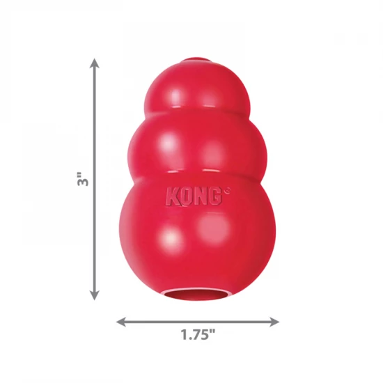 KONG Classic Harang Piros Kutyajáték S - Image 3