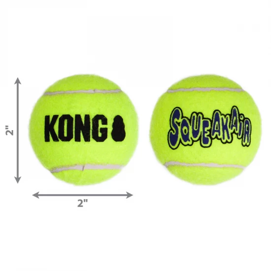 KONG SqueakAir Balls Teniszladba Kutyajáték 3 db S - Image 4