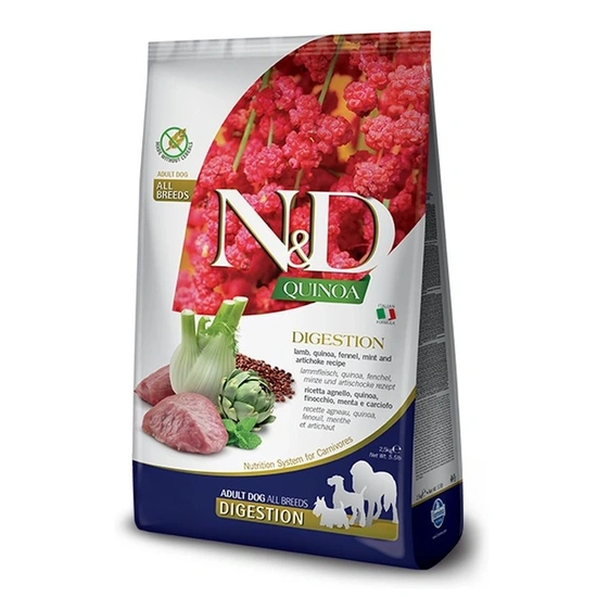 N&D Quinoa Dog Digestion bárány medium/maxi 7kg - Image 4