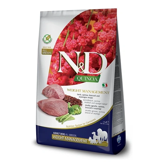 N&D Quinoa Dog Weight Management bárány Adult medium&maxi 7kg - Image 4