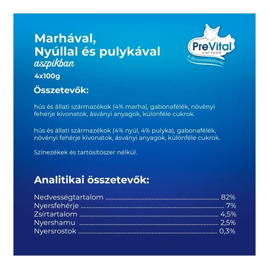 Prevital Alutasak Macska Zselés 4x100g Vegyes Íz Multipack - Image 5