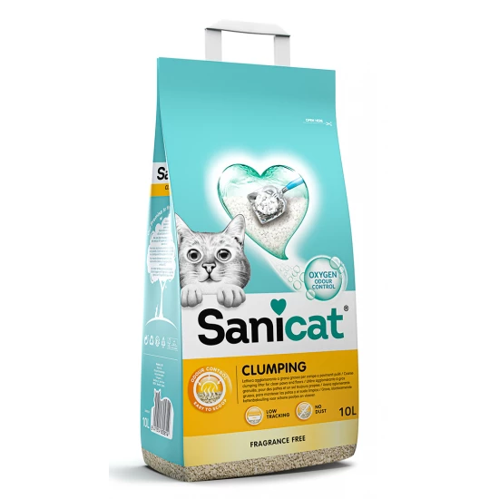 Sanicat macskaalom Clumping illatment csom bentonit 10l - Image 2