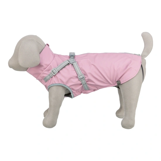 Trixie Esőkabát Ponti hámmal XS 27cm, pink - Image 2