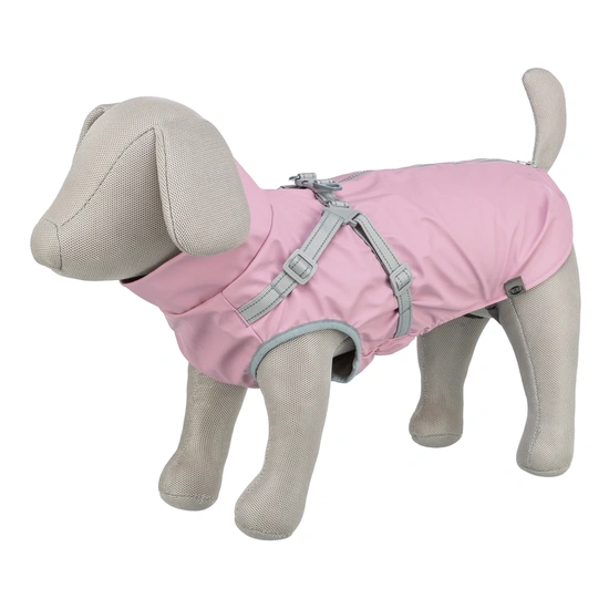 Trixie Esőkabát Ponti hámmal XS 27cm, pink - Image 3