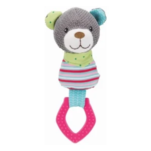 Trixie Játék Junior Szövet Medve Karikával 23cm