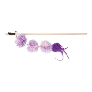 Trixie Játék pálca pompom labdával 40cm
