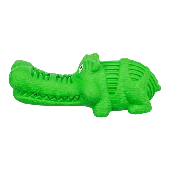 Trixie Játék Snack krokodil, természetes gumi, 18 cm, zöld - Image 3