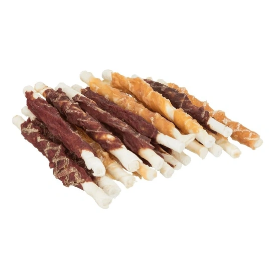 Trixie Jutalomfalat Denta Fun csavart pálca mix 10cm, 250g
