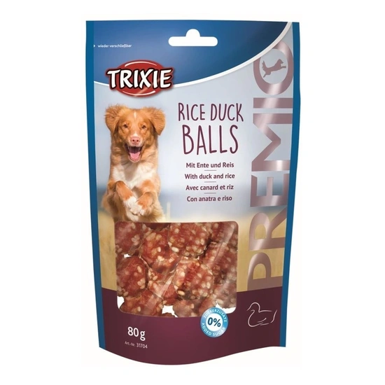 Trixie Jutalomfalat Premio Rizs+Kacsás Labdák 80g - Image 2
