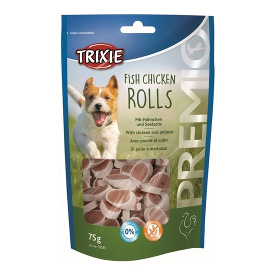 Trixie Jutalomfalat Premio Rolls Light Csirkés 75g - Image 2
