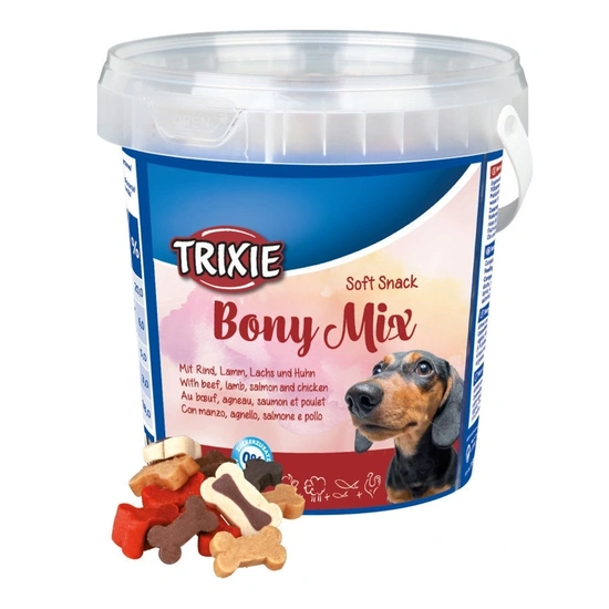 Trixie Jutalomfalat Soft Snack Bony Mix Vödrös 500g - Image 4