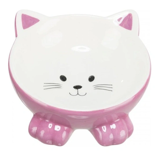 Trixie kerámia tál macskafej formájú 015l/14cm - Image 2