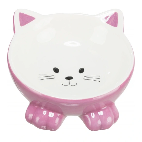 Trixie kerámia tál macskafej formájú 015l/14cm - Image 3
