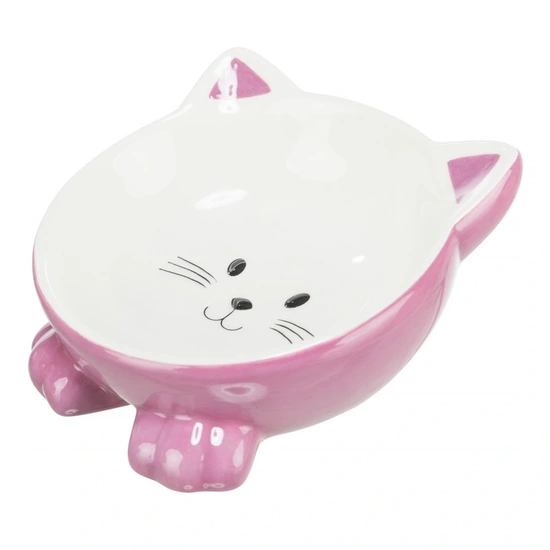Trixie kerámia tál macskafej formájú 015l/14cm - Image 4