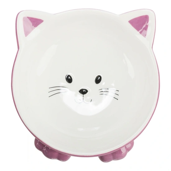 Trixie kerámia tál macskafej formájú 015l/14cm - Image 6