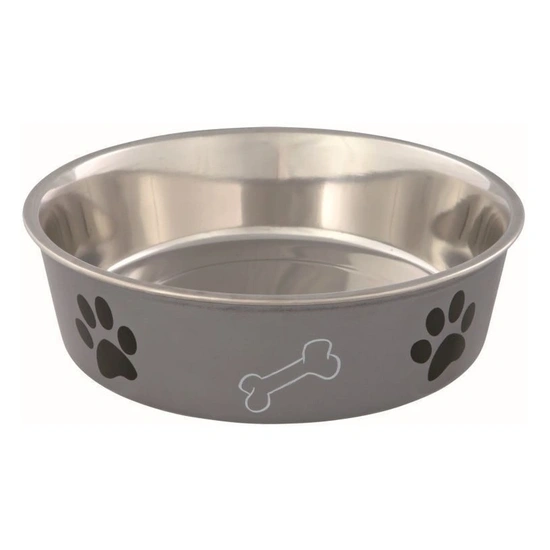 Trixie műanyaggal bevont tappancs mintás fém tál 2,2l/23cm - Image 6
