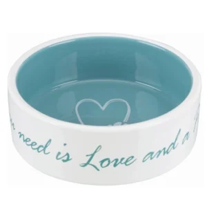 Trixie Pet´s Home kerámia tál 0,3l/12cm krém/világos kék