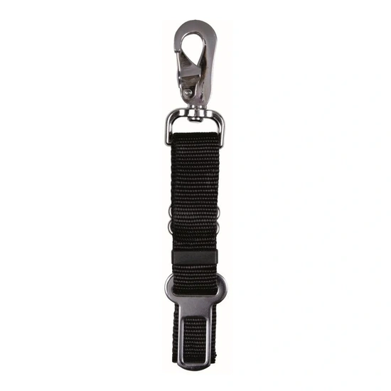 Trixie Rövid Póráz És Biztonsági Övbe Csat, 45-70cm/25mm, Fekete - Image 2