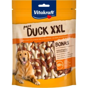 Vitakraft Duck Bonas Bones Kutya Jutalomfalat Kacsahússal XXL 200g