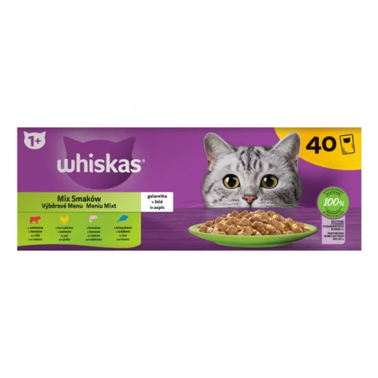 Whiskas alutasak Multipack halas-húsos válogatás 40x85g - Image 2
