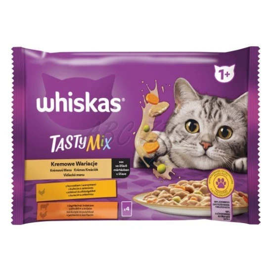 Whiskas alutasak Multipack Tasty Mix Krémes kreációk 4x85g - Image 3
