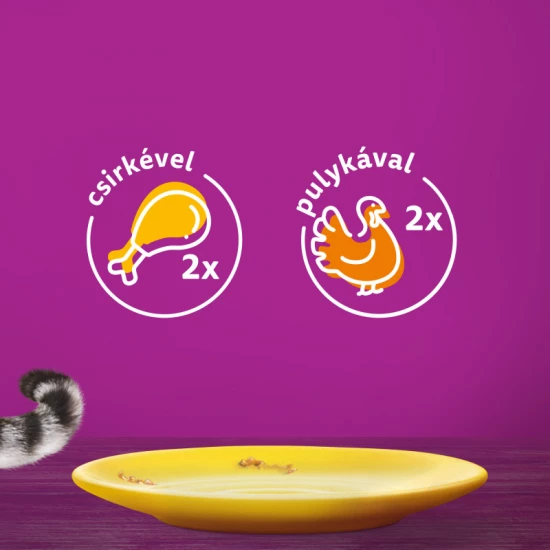 Whiskas alutasak Multipack baromfi válogatás aszpikban 4x85g - Image 6