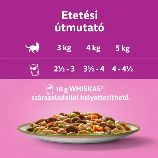 Whiskas alutasak Multipack Tasty Mix Chef´s choice mártásban 12x85g - Image 7