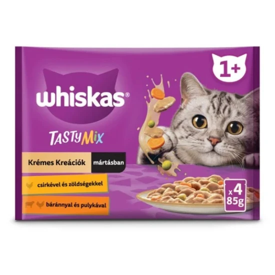 Whiskas alutasak Tasty Mix Krémes kreációk 12x85g Multipack - Image 2