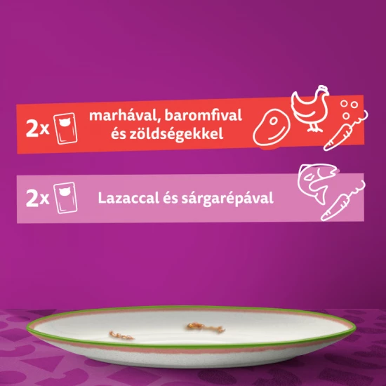 Whiskas alutasak Multipack Tasty Mix Chef´s choice mártásban 4x85g - Image 7
