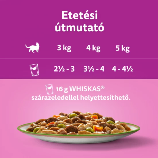 Whiskas alutasak Multipack Tasty Mix Chef´s choice mártásban 4x85g - Image 8
