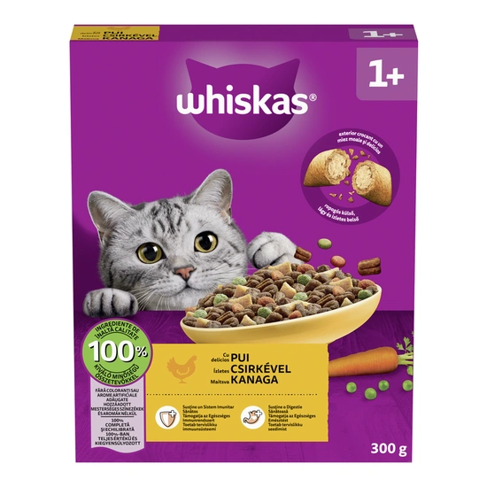 Whiskas Száraz Csirke -Májas Falat 300g - Image 3
