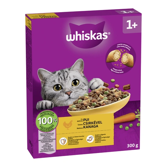 Whiskas Száraz Csirke -Májas Falat 300g - Image 4